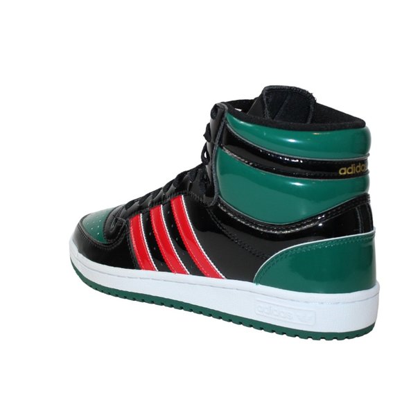 Adidas Basketball Shoe Top Ten RB Black/Red/Green Men's 10 NEW! - Picture 4 of 12